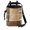 Escalade sac de craie avec ceinture et poche zippée pour l&#39;escalade, gymnastique, haltérophilie-HCC0001